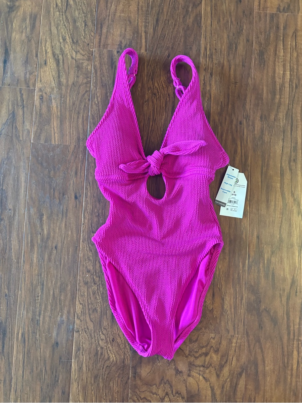 NWT Time and Tru One Piece Bathing Suit Size Small